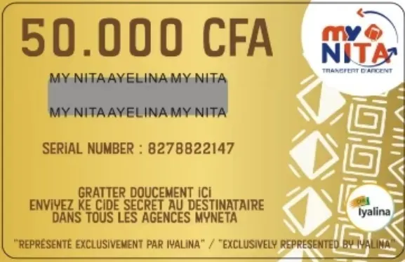 Elite 50,000 CFA Card
